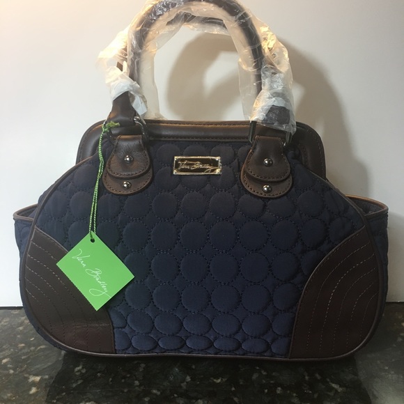 Vera Bradley Handbags - NWT Vera Bradley Frame Handbag with leather trim!